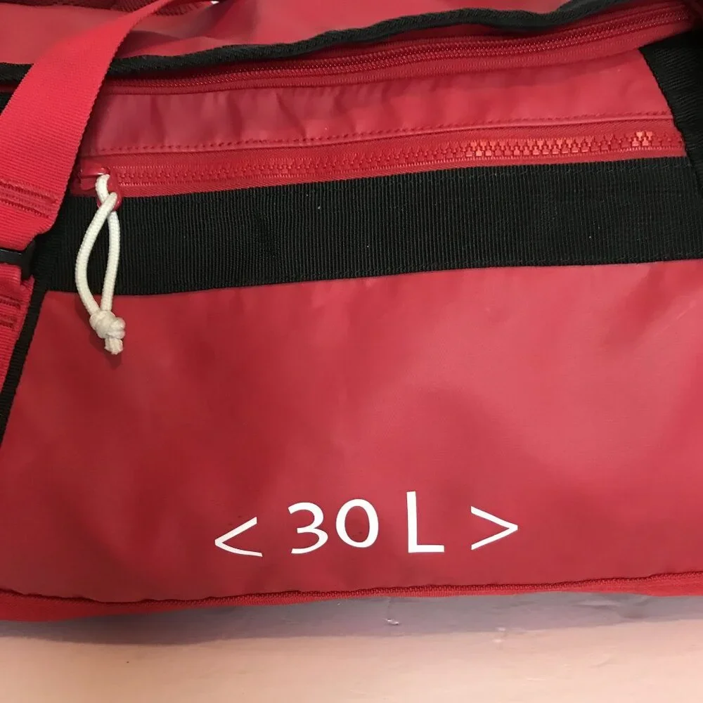 Helly Hansen Red Duffle Bag & Backpack Travel Sports Carry On Luggage 30L